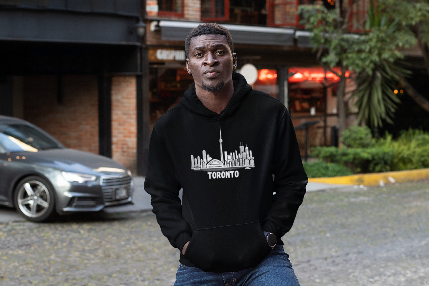 Unisex City Silhouette Hoodies