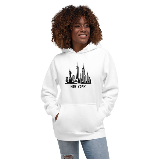 New York Skyline Hoodie - Iconic Skyline Cozy Streetwear